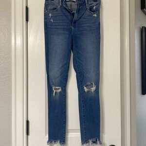 Abercrombie & Fitch womens Super skinny ankle, high-rise jeans 27/4 regular